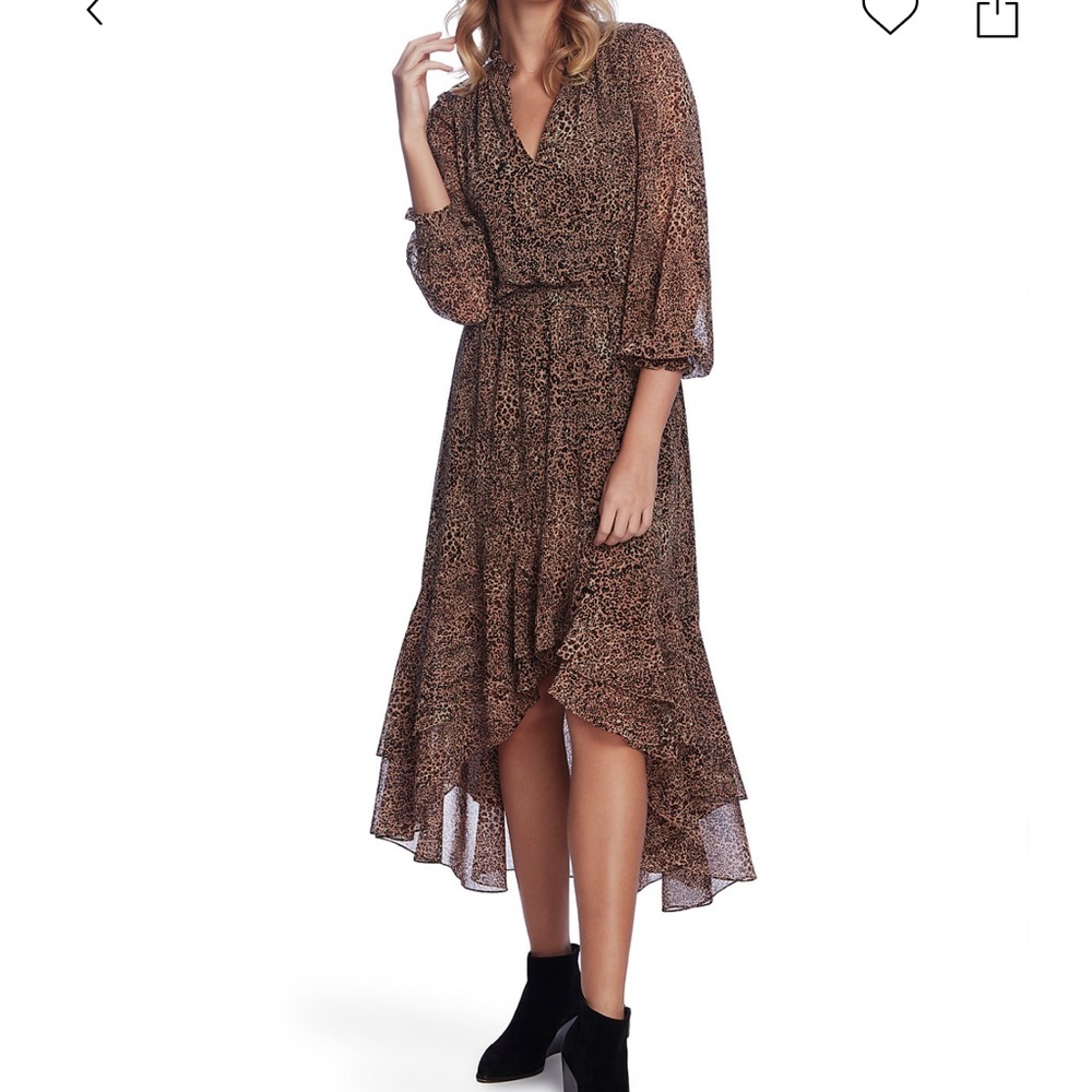 Gorgoeus 1. State high low maxi dress in leopard